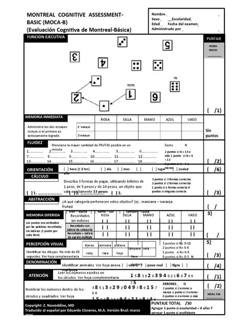 test in spanish pdf